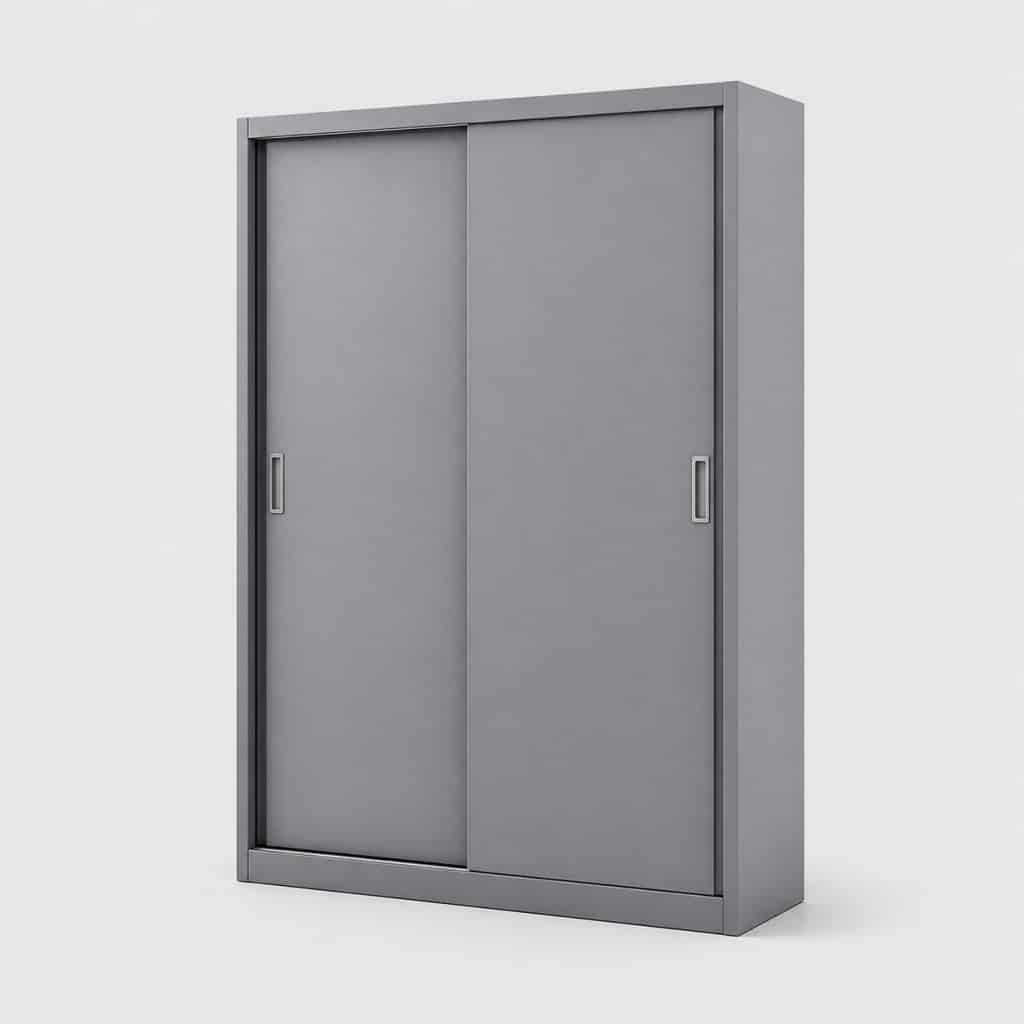 Armoire de bureau à portes coulissantes 120 cm