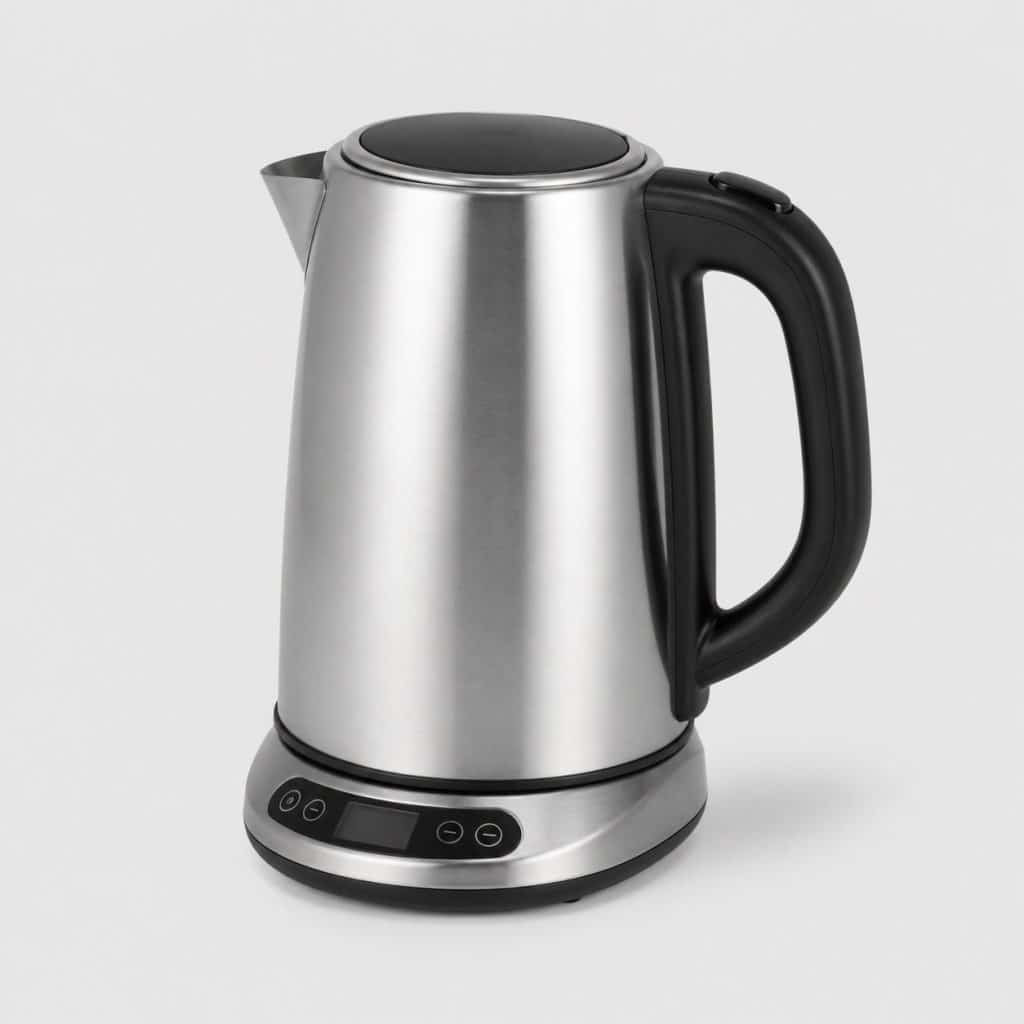 Bouilloire électrique inox à température réglable