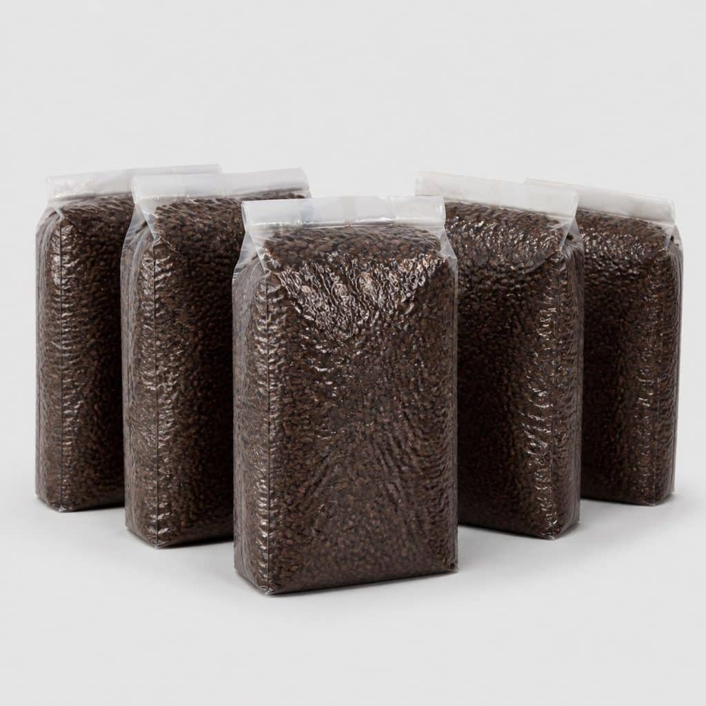 Café en grains format collectivité, 10 kg en 5 sachets