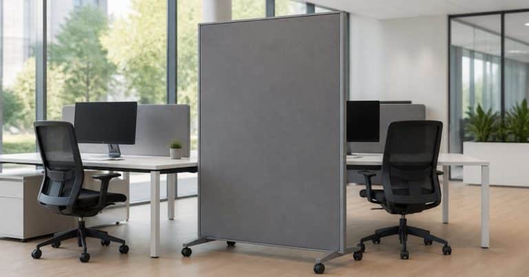 Cloisons acoustiques mobiles : réduire le bruit en open space sans travaux