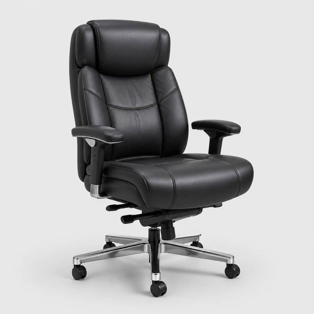 Fauteuil de direction grande largeur, assise élargie