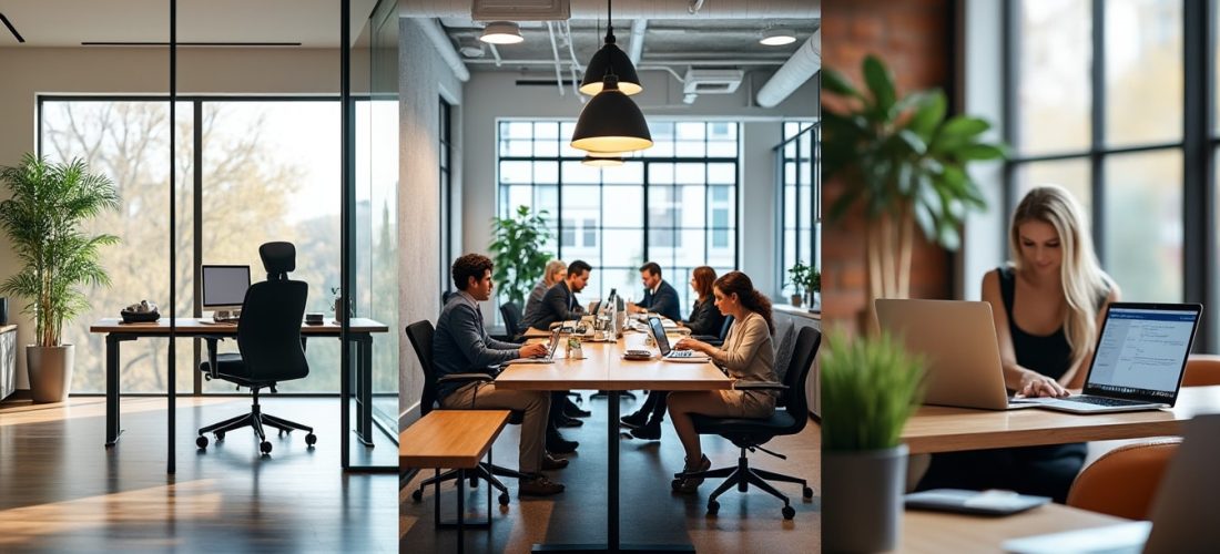bureaux, coworking ou travail à domicile : comparez les avantages, les coûts et les contraintes de chaque option pour choisir la solution adaptée.