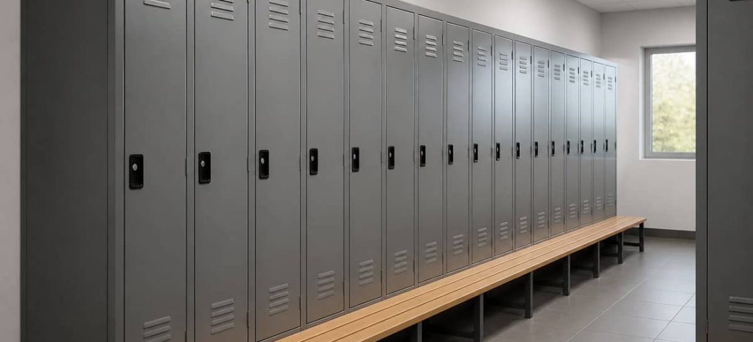 Aménager un vestiaire d'entreprise : casiers, bancs et sécurité