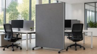 Cloisons acoustiques mobiles : réduire le bruit en open space sans travaux