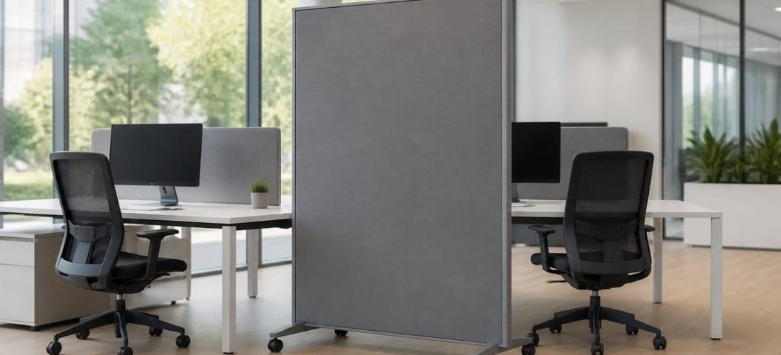 Cloisons acoustiques mobiles : réduire le bruit en open space sans travaux